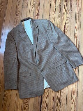 Hart Schaffner Marx for Nordstrom Plaid Wool Jacket Blazer